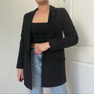 AllSaints Open Front Blazer